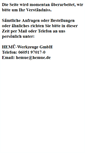 Mobile Screenshot of hemue.de